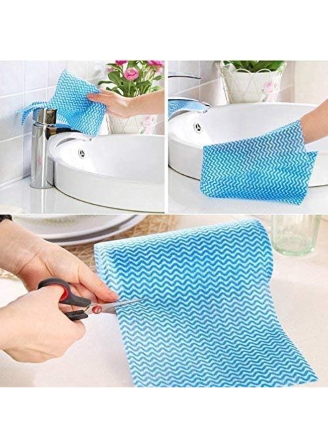 Spaceshoop 1 picaes Reusable Nonwoven Kitchen Wipe Towel Tissue Paper Roll Disposable Cleaning Towels Washable Multi-Purpose Dry Cleaning Roll Wipe Cloths & Tissue Paper for Cleaning Wipe Roll (50) - Image 4